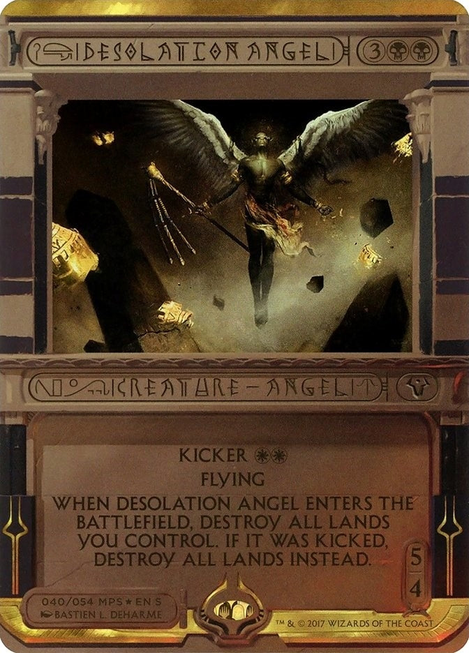 Image for Desolation Angel (Masterpiece Series: Amonkhet Invocations) (40) - Magic: The Gathering