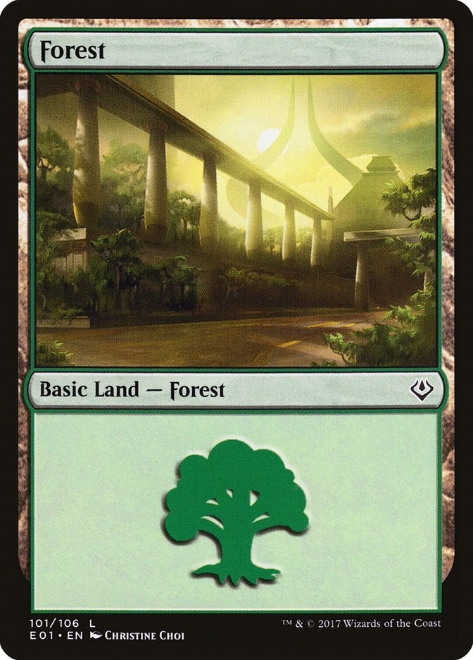 Image for Forest (101) (Archenemy: Nicol Bolas) (101) - Magic: The Gathering