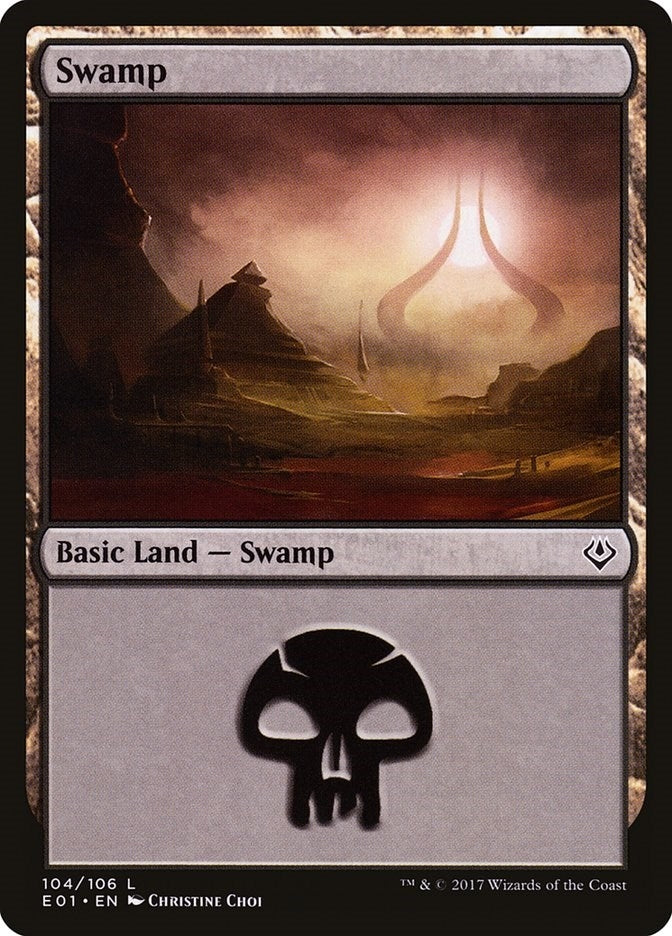 Image for Swamp (104) (Archenemy: Nicol Bolas) (104) - Magic: The Gathering