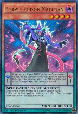 Image for Purple Poison Magician (Pendulum Evolution) (PEVO-EN006) - YuGiOh