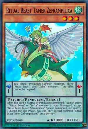 Image for Ritual Beast Tamer Zeframpilica (Pendulum Evolution) (PEVO-EN048) - YuGiOh