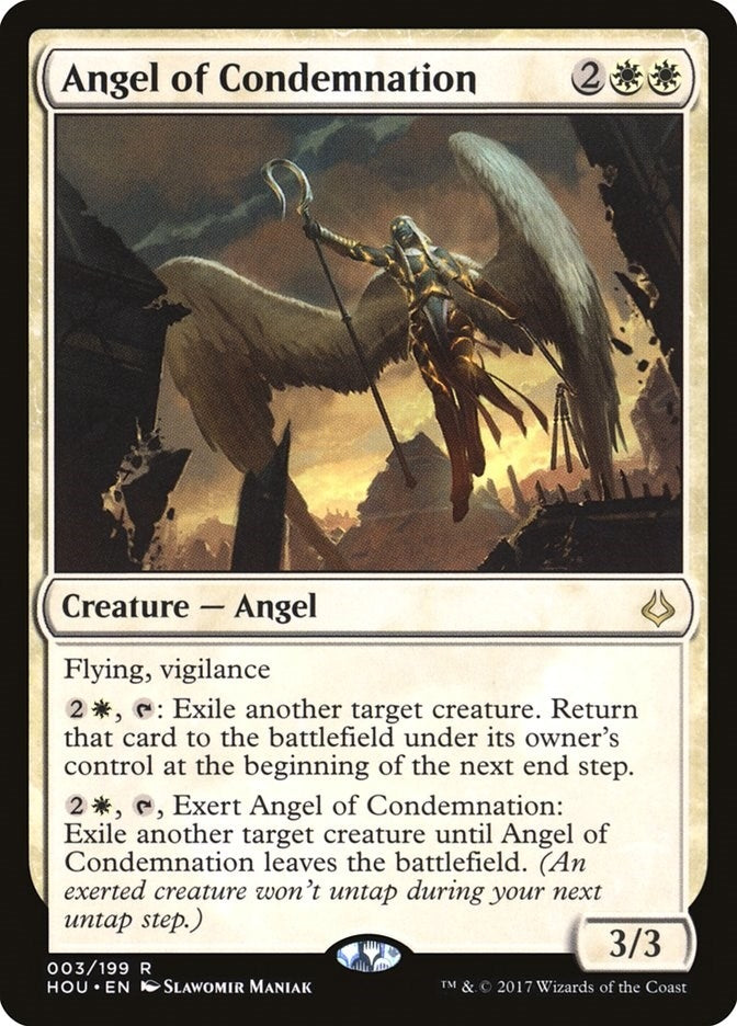 Image for Angel of Condemnation (Hour of Devastation) (3) - Magic: The Gathering