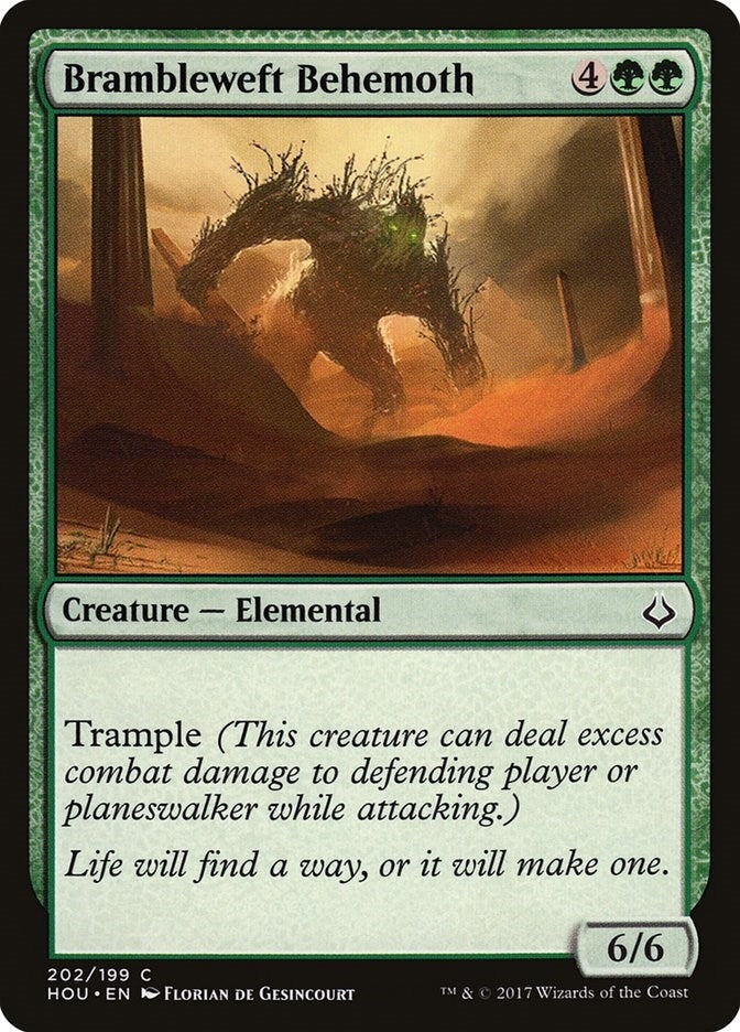 Image for Brambleweft Behemoth (Hour of Devastation) (202) - Magic: The Gathering