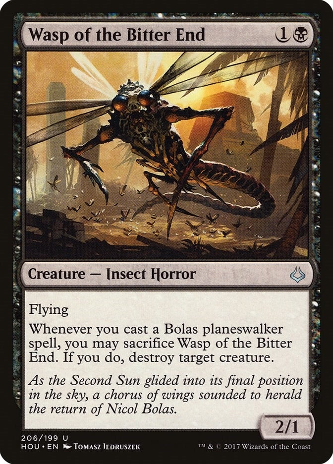 Image for Wasp of the Bitter End (Hour of Devastation) (206) - Magic: The Gathering