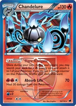 Image for Chandelure - 16/116 (BW Plasma Freeze) (Deck Exclusives) (016/116) - Pokemon