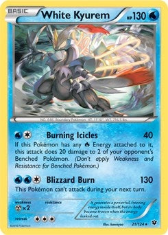 Image for White Kyurem - 21/124 (XY Fates Collide) (Deck Exclusives) (021/124) - Pokemon