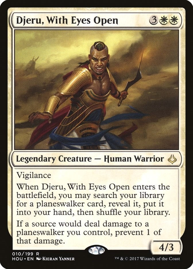 Image for Djeru, With Eyes Open (Hour of Devastation) (10) - Magic: The Gathering