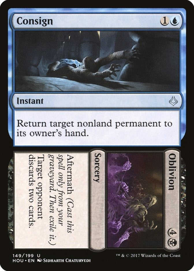Image for Consign // Oblivion (Hour of Devastation) (149) - Magic: The Gathering