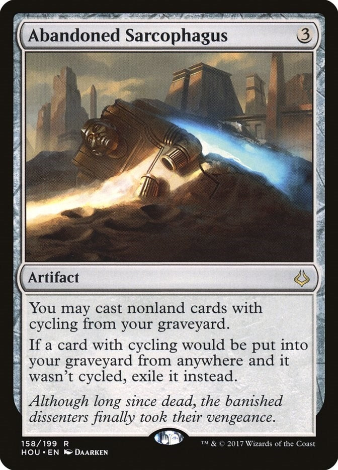 Image for Abandoned Sarcophagus (Hour of Devastation) (158) - Magic: The Gathering
