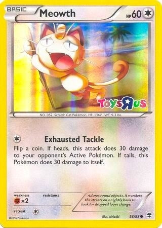 Image for Meowth - 53/83 (Toys R Us Promo) (Miscellaneous Cards & Products) (053/083) - Pokemon