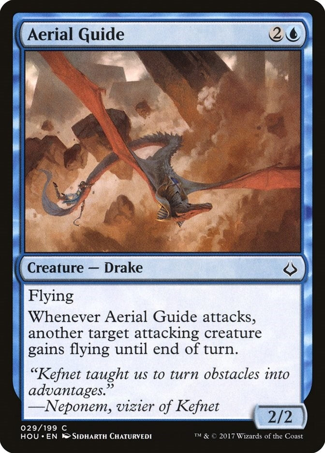 Image for Aerial Guide (Hour of Devastation) (29) - Magic: The Gathering