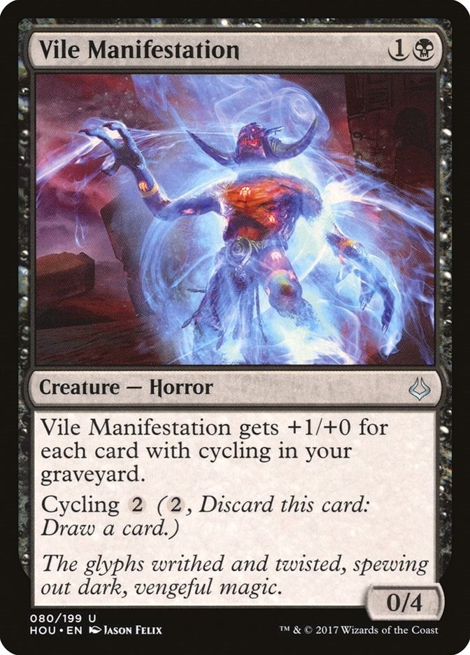 Image for Vile Manifestation (Hour of Devastation) (80) - Magic: The Gathering