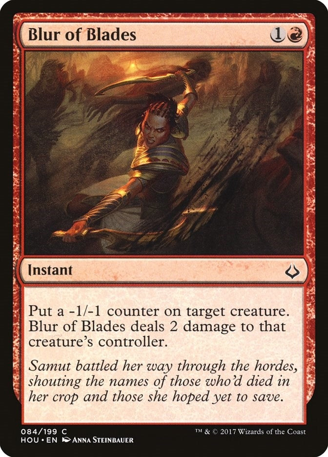 Image for Blur of Blades (Hour of Devastation) (84) - Magic: The Gathering