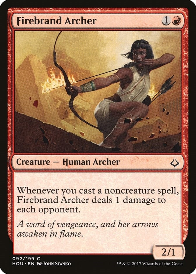 Image for Firebrand Archer (Hour of Devastation) (92) - Magic: The Gathering