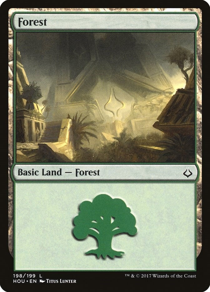 Image for Forest (198) (Hour of Devastation) (198) - Magic: The Gathering