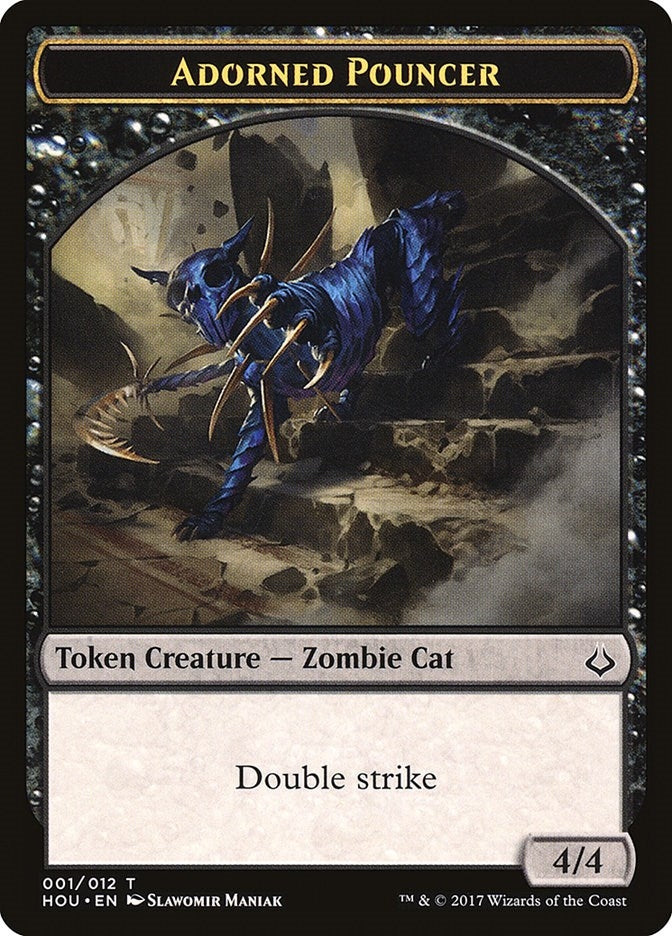 Image for Adorned Pouncer Token (Hour of Devastation) (1) - Magic: The Gathering