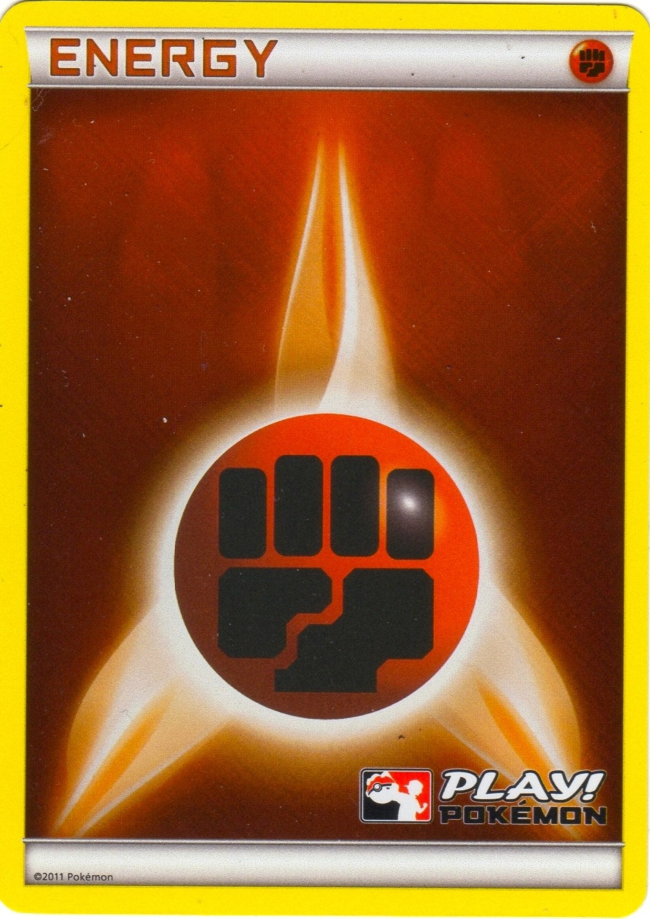 Image for Fighting Energy (2011 Play! Pokemon) (League & Championship Cards) - Pokemon