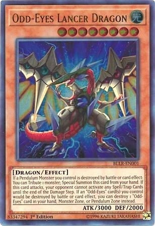 Image for Odd-Eyes Lancer Dragon (Battles of Legend: Light's Revenge) (BLLR-EN001) - YuGiOh