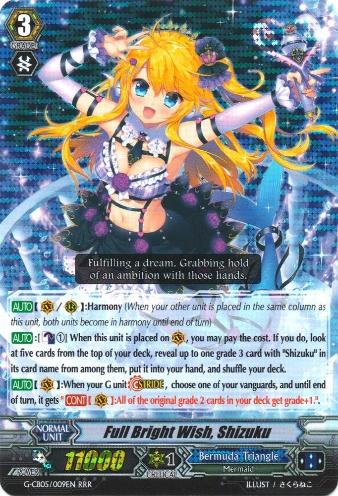 Image for Full Bright Wish, Shizuku (G-CB05: Prismatic Divas) (G-CB05/009EN) - Cardfight Vanguard