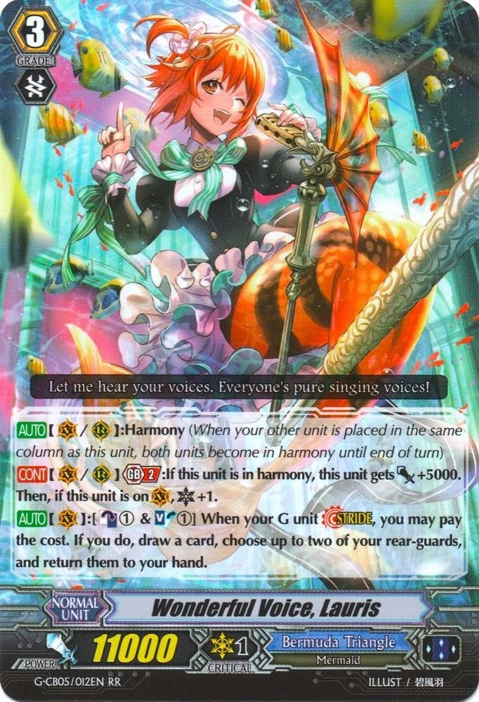Image for Wonderful Voice, Lauris (G-CB05: Prismatic Divas) (G-CB05/012EN) - Cardfight Vanguard