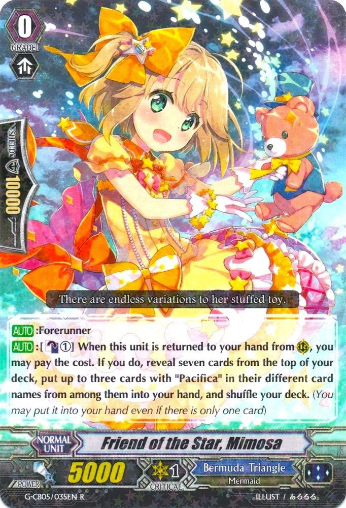 Image for Friend of the Star, Mimosa (G-CB05: Prismatic Divas) (G-CB05/035EN) - Cardfight Vanguard