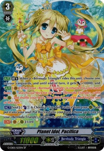 Image for Planet Idol, Pacifica (SP) (G-CB05: Prismatic Divas) (G-CB05/S23EN) - Cardfight Vanguard