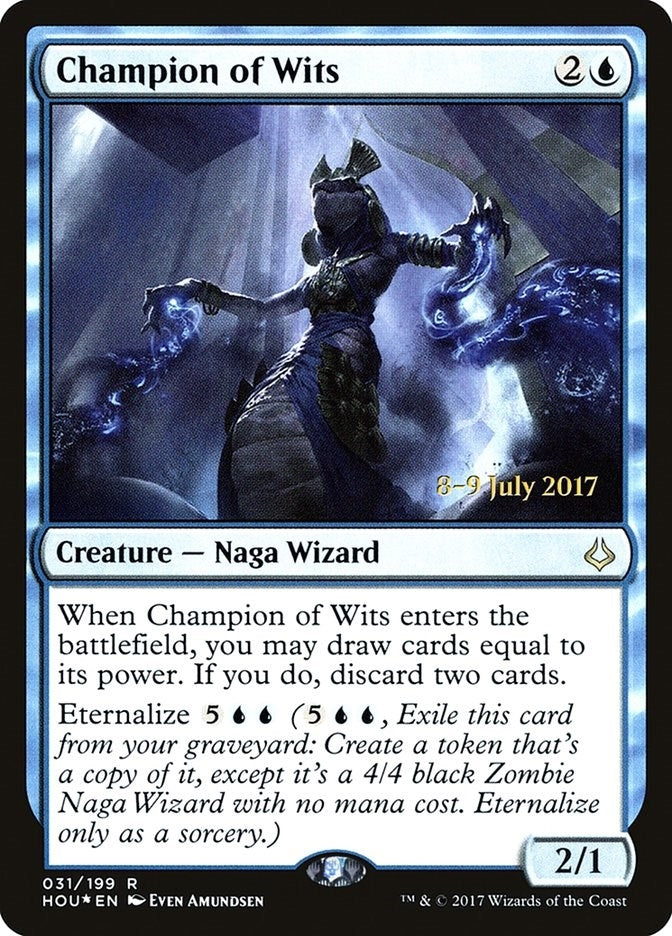 Image for Champion of Wits (Prerelease Cards) (31) - Magic: The Gathering