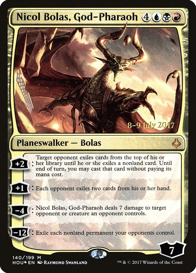 Image for Nicol Bolas, God-Pharaoh (Prerelease Cards) (140) - Magic: The Gathering