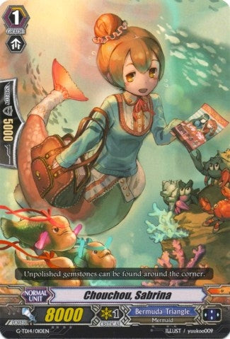 Image for Chouchou, Sabrina (G-TD14: Debut of the Divas) (G-TD14/010EN) - Cardfight Vanguard