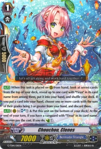 Image for Chouchou, Clenes (G-TD14: Debut of the Divas) (G-TD14/011EN) - Cardfight Vanguard