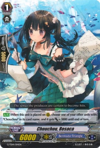 Image for Chouchou, Resaca (G-TD14: Debut of the Divas) (G-TD14/014EN) - Cardfight Vanguard