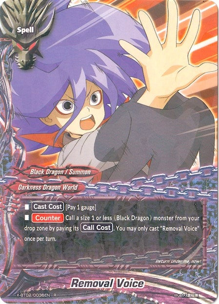 Image for Removal Voice (Chaos Control Crisis) (X-BT02/0036EN) - Future Card BuddyFight