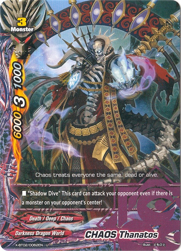 Image for CHAOS Thanatos (Chaos Control Crisis) (X-BT02/0062EN) - Future Card BuddyFight