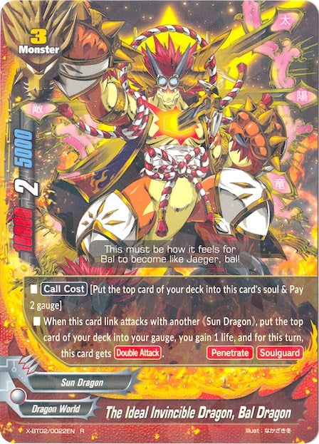 Image for The Ideal Invincible Dragon, Bal Dragon (Chaos Control Crisis) (X-BT02/0022EN) - Future Card BuddyFight