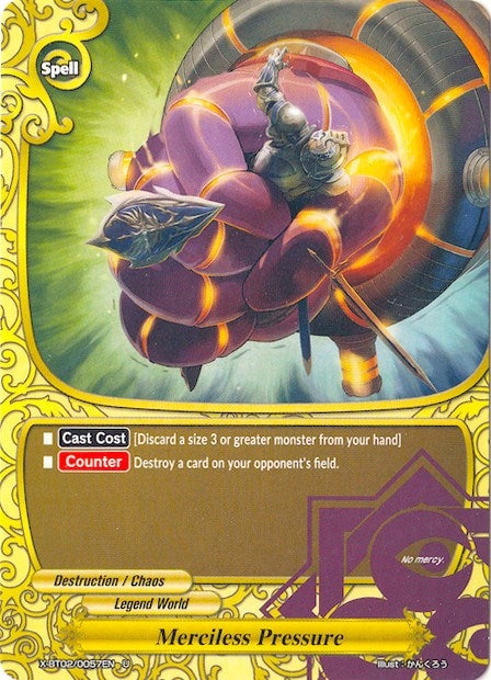 Image for Merciless Pressure (Chaos Control Crisis) (X-BT02/0057EN) - Future Card BuddyFight