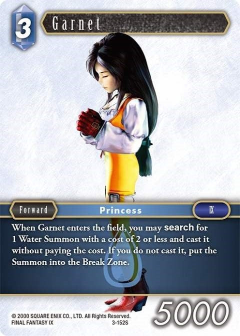 Image for Garnet (Starter) (Opus III) (3-152S) - Final Fantasy TCG
