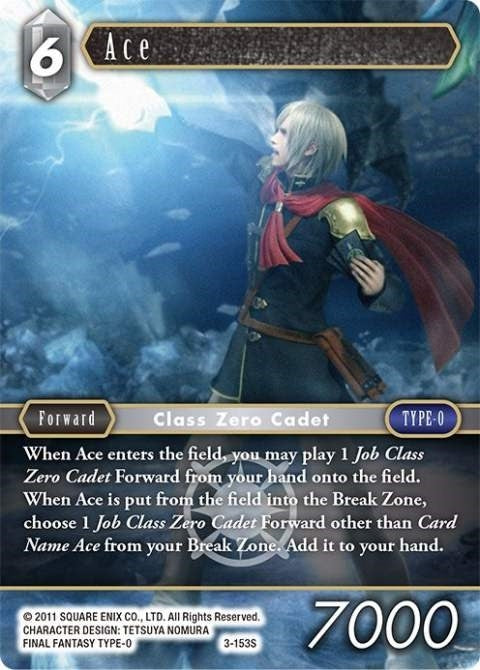 Image for Ace (Starter) (Opus III) (3-153S) - Final Fantasy TCG
