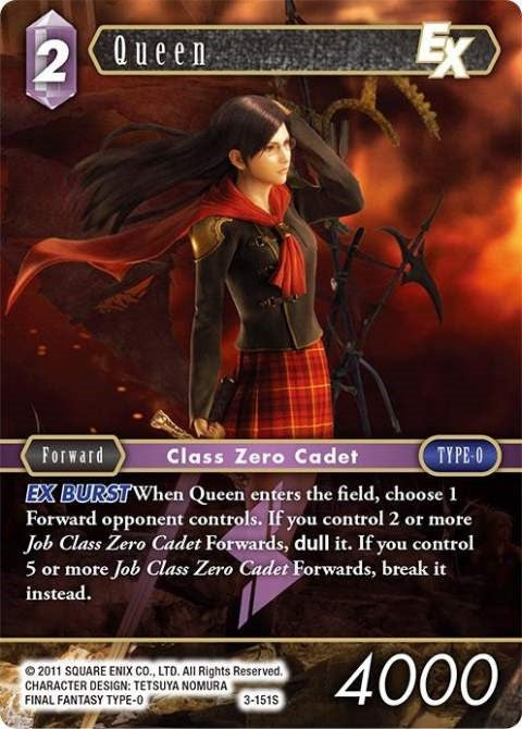 Image for Queen EX (Starter) (Opus III) (3-151S) - Final Fantasy TCG