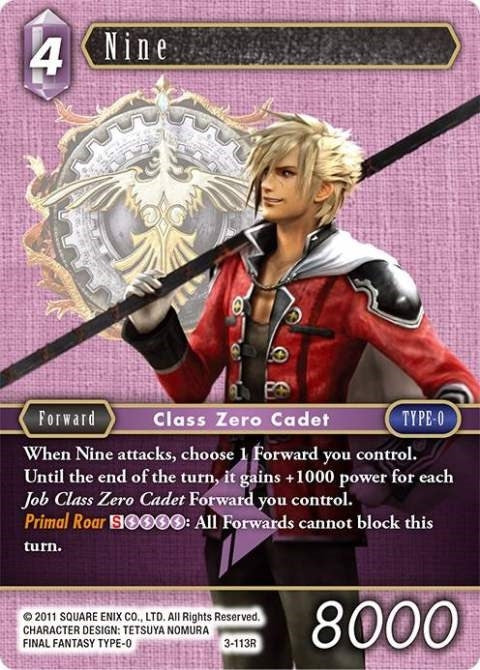 Image for Nine - 3-113R (Deck Exclusive Cards) (3-113R) - Final Fantasy TCG