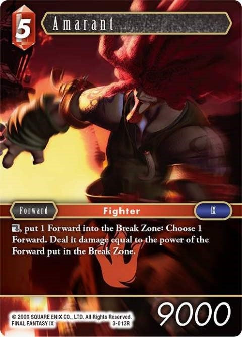 Image for Amarant - 3-013R (Deck Exclusive Cards) (3-013R) - Final Fantasy TCG