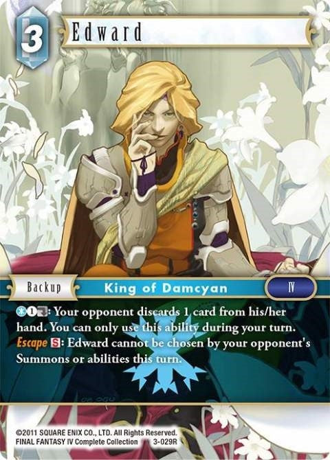 Image for Edward (Opus III) (3-029R) - Final Fantasy TCG