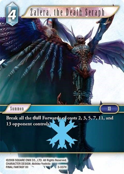 Image for Zalera, the Death Seraph (Opus III) (3-037H) - Final Fantasy TCG