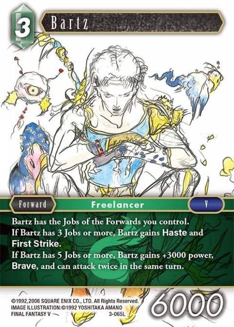 Image for Bartz (Opus III) (3-065L) - Final Fantasy TCG