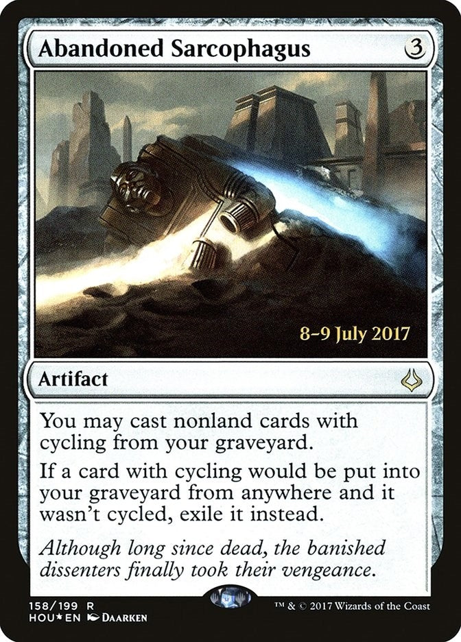 Image for Abandoned Sarcophagus (Prerelease Cards) (158) - Magic: The Gathering