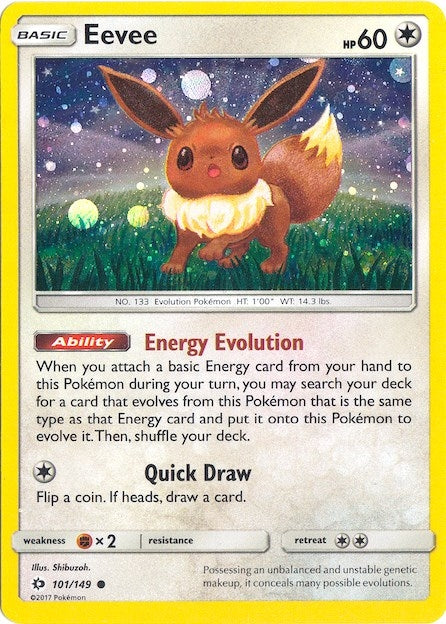 Image for Eevee - 101/149 (Cosmos Holo) (Miscellaneous Cards & Products) (101/149) - Pokemon