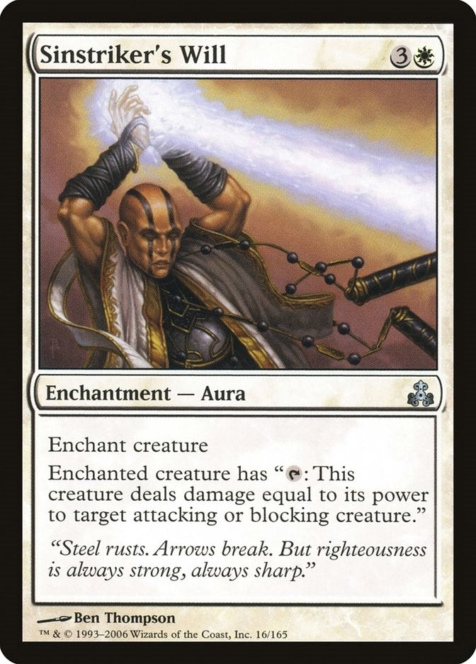 Image for Sinstriker's Will (Guildpact) (16) - Magic: The Gathering