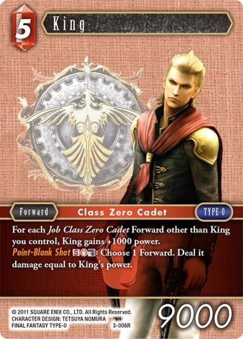 Image for King (Opus III) (3-006R) - Final Fantasy TCG