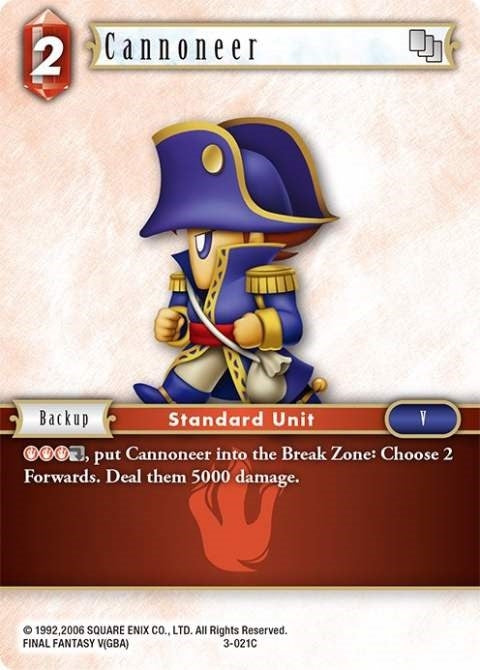 Image for Cannoneer (3-021C) (Opus III) (3-021C) - Final Fantasy TCG