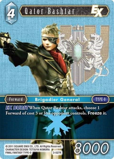 Image for Qator Bashtar EX (Opus III) (3-027R) - Final Fantasy TCG