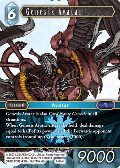 Image for Genesis Avatar (Opus III) (3-034H) - Final Fantasy TCG